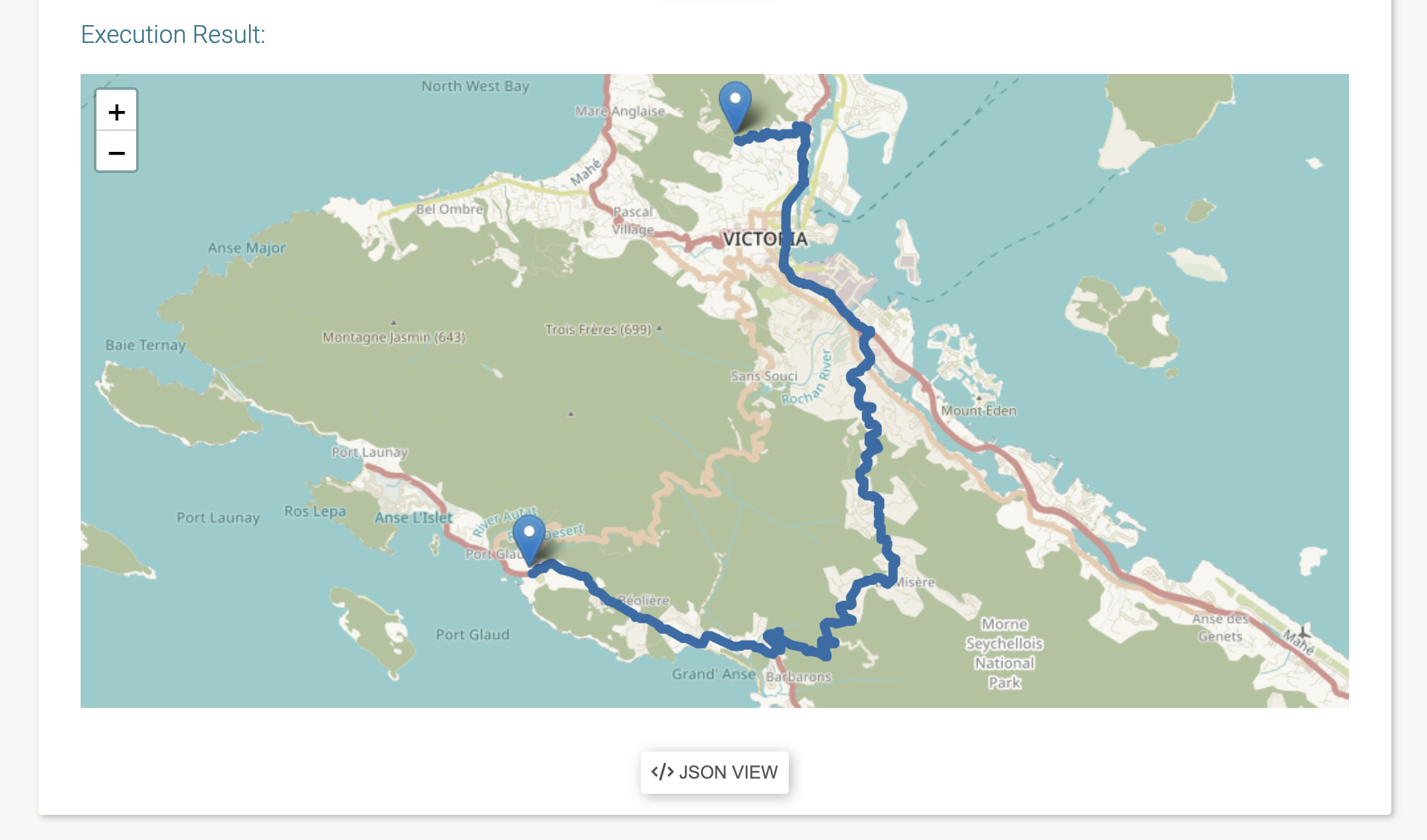 GEO LAB Route Map